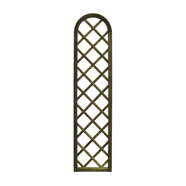 Traliccio grigliato fisso in legno marrone chiaro L 45 X H 180 cm ad arco Diago maglia 120x120 mm