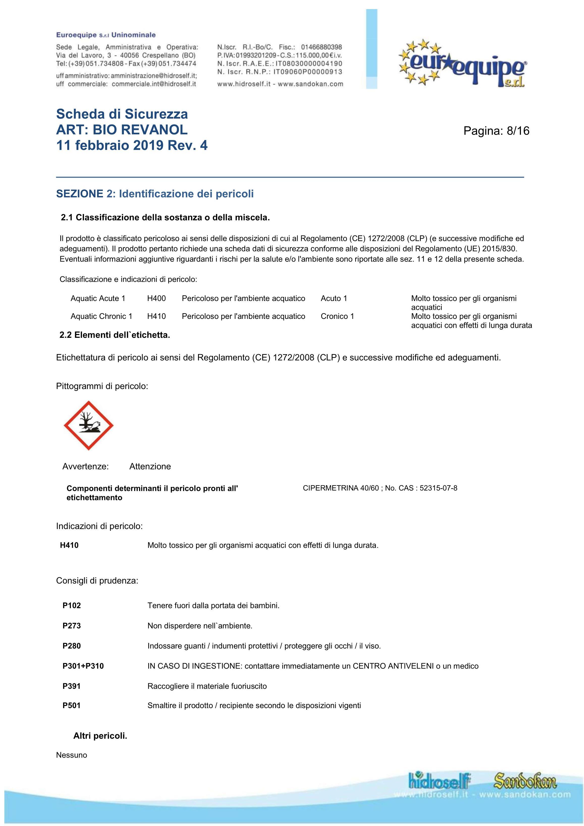 Insetticida liquido per zanzare SANDOKAN Bio Revanol concentrato 500 ml - 4