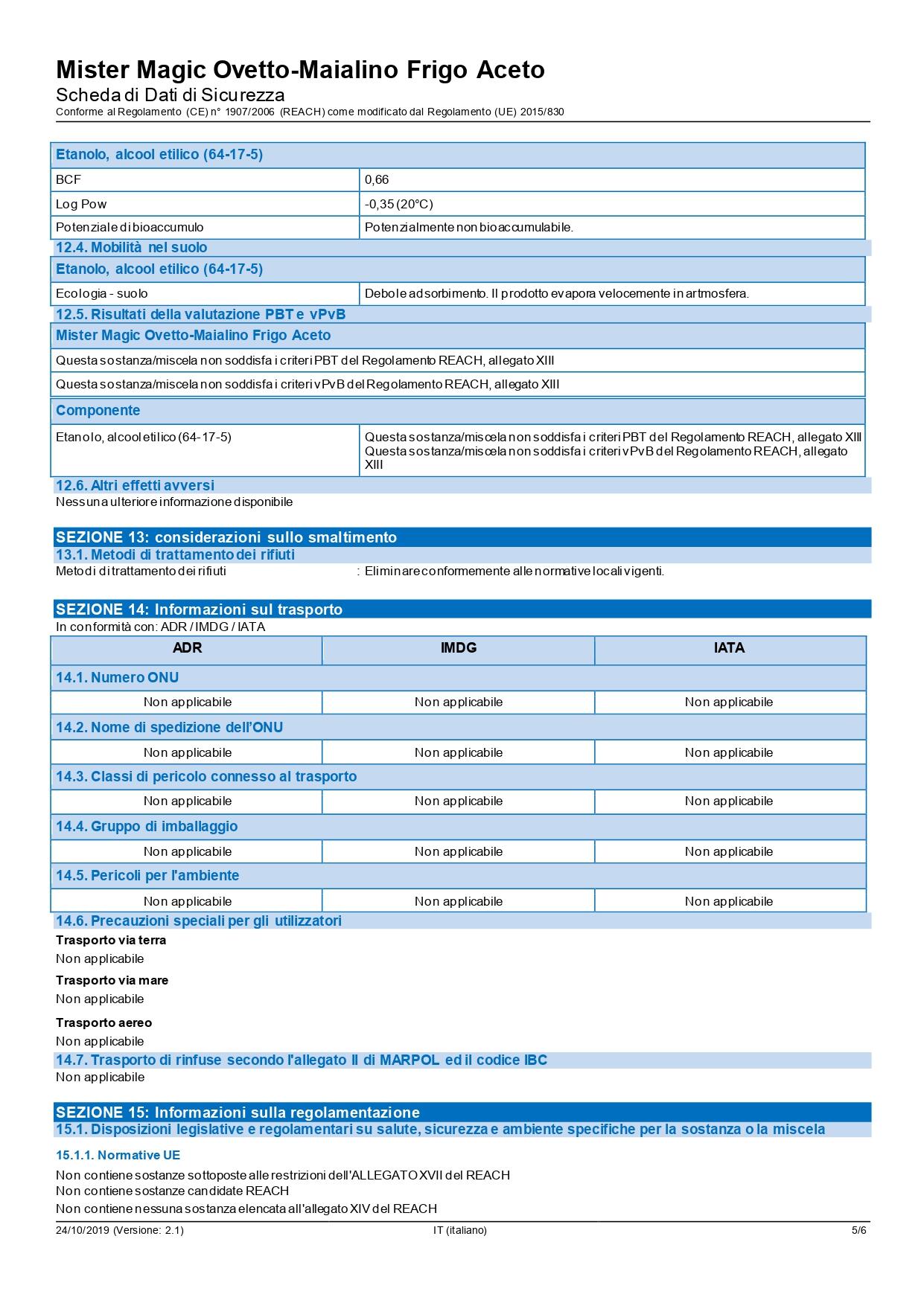 Diffusore aceto 50 ml - 5
