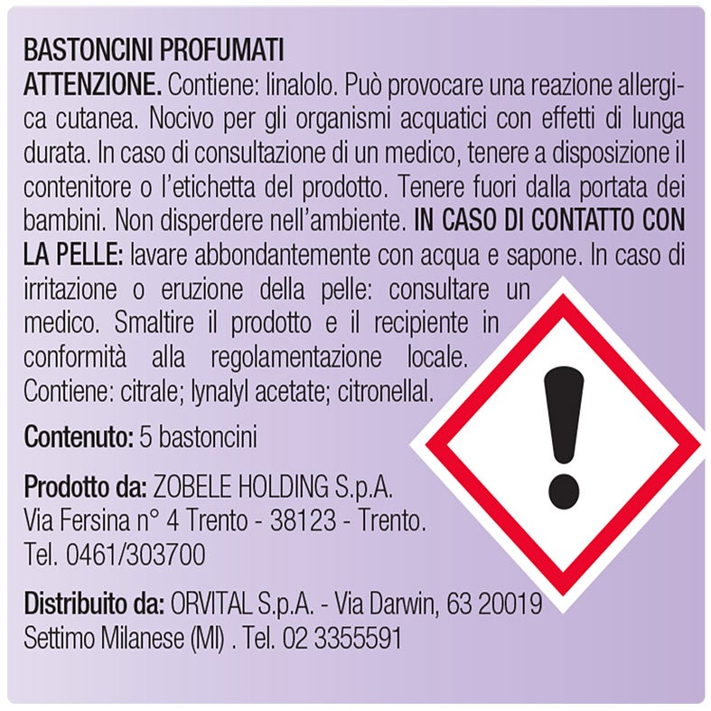 Insetticida bastoncini per zanzare FLORTIS, 5 pezzi - 4