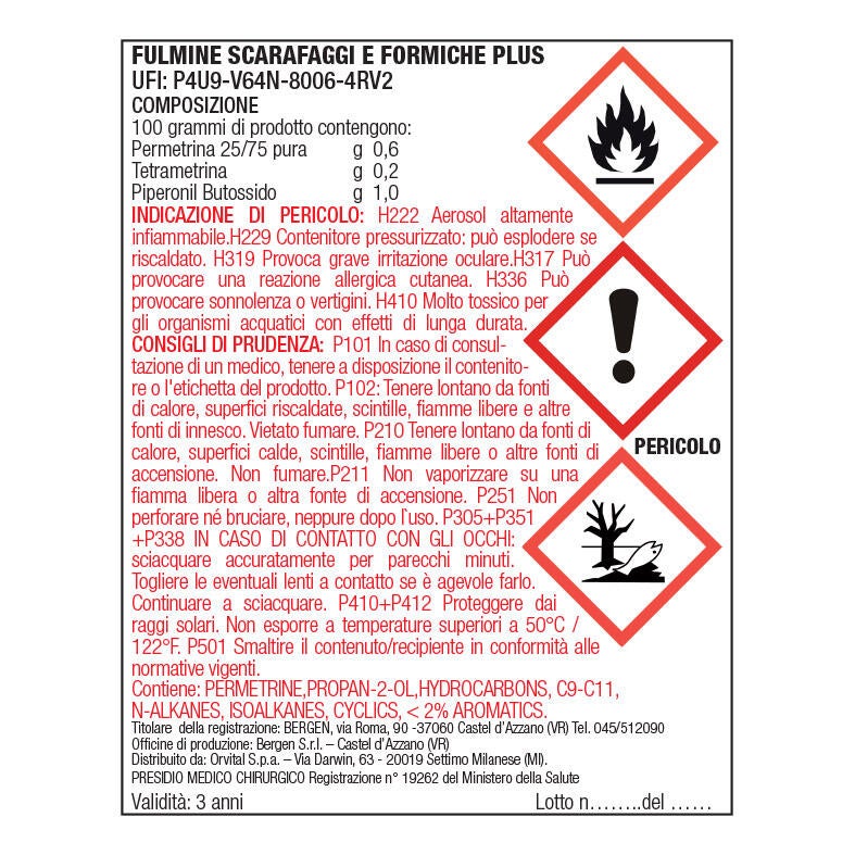 Insetticida spray per formiche FLORTIS 400 ml - 7