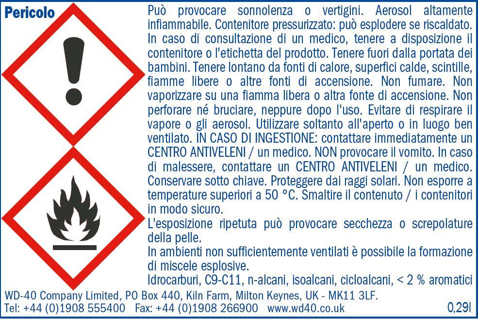 Lubrificante WD-40 multifunzione spray 250 ml + 40 ml  - 3