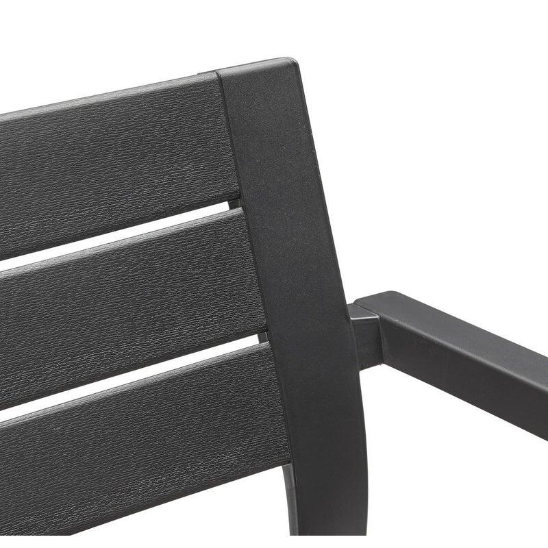 Sedia da giardino con braccioli Julie KETER, antracite, 1 posto - 13
