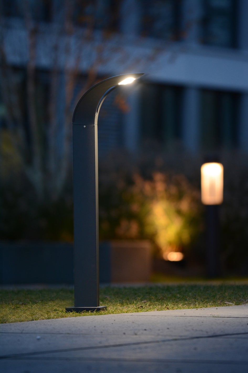 Lampione da giardino LED, Anda H 80 cm, grigio 1040 LUMEN, IP65 CALI - 4
