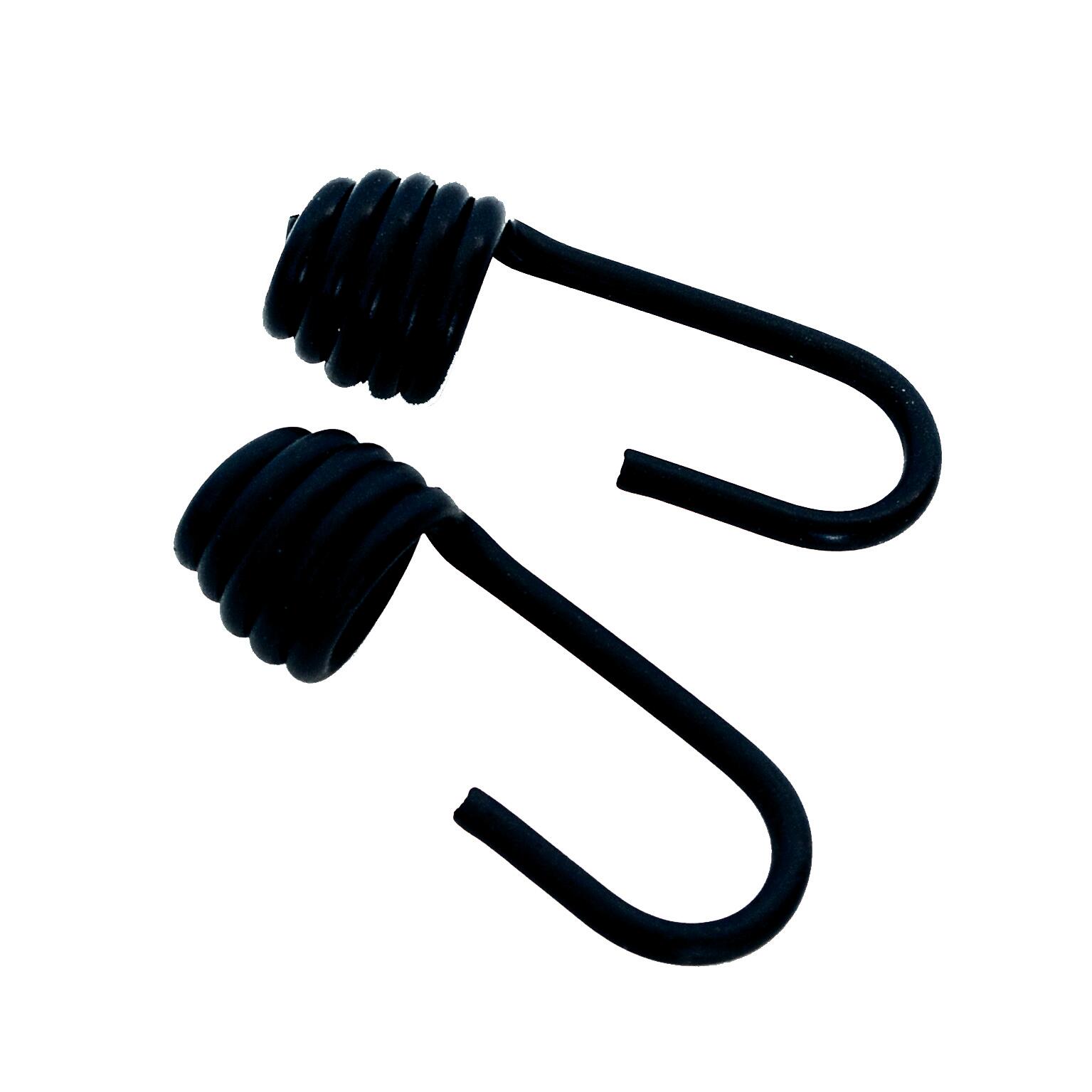Gancio per cavo elastico in acciaio 10 mm, 2 pezzi - 2