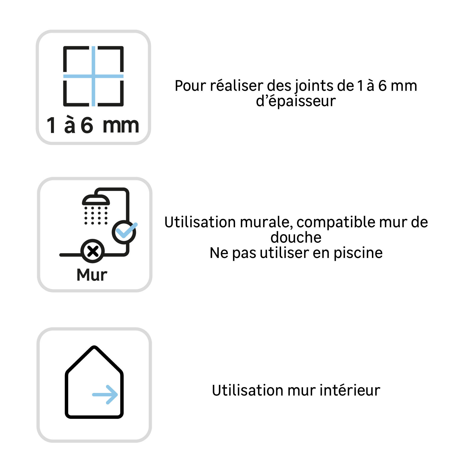 Joint pâte carrelage / mosaïque AXTON blanc 0.9KG - 2