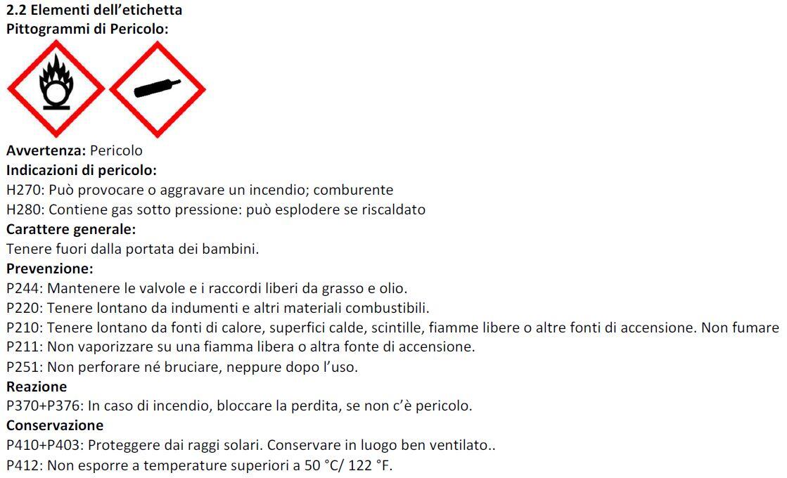 Cartuccia di gas ossigeno KEMPER 571 1 Kg - 3