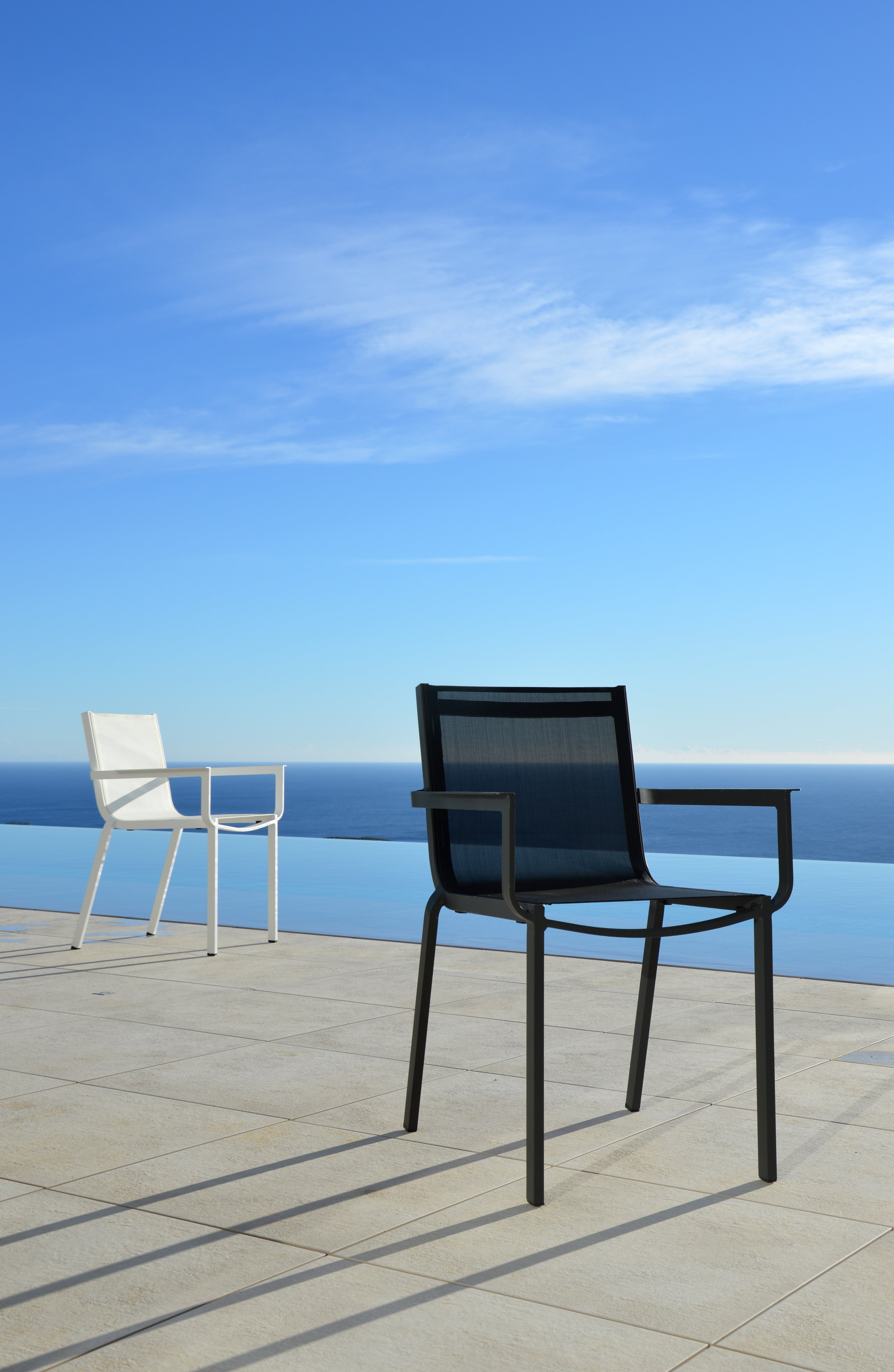 Fauteuil de jardin en aluminium Horizon anthracite - 2