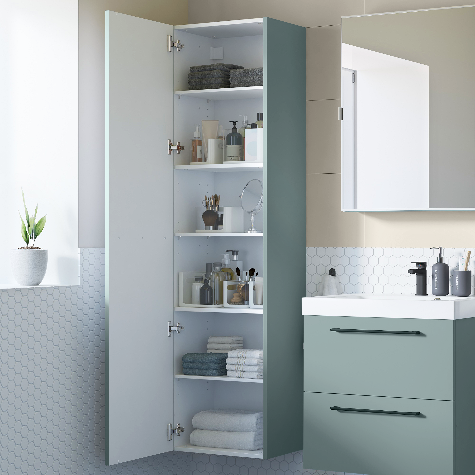 Colonne, vert, Remix - 3