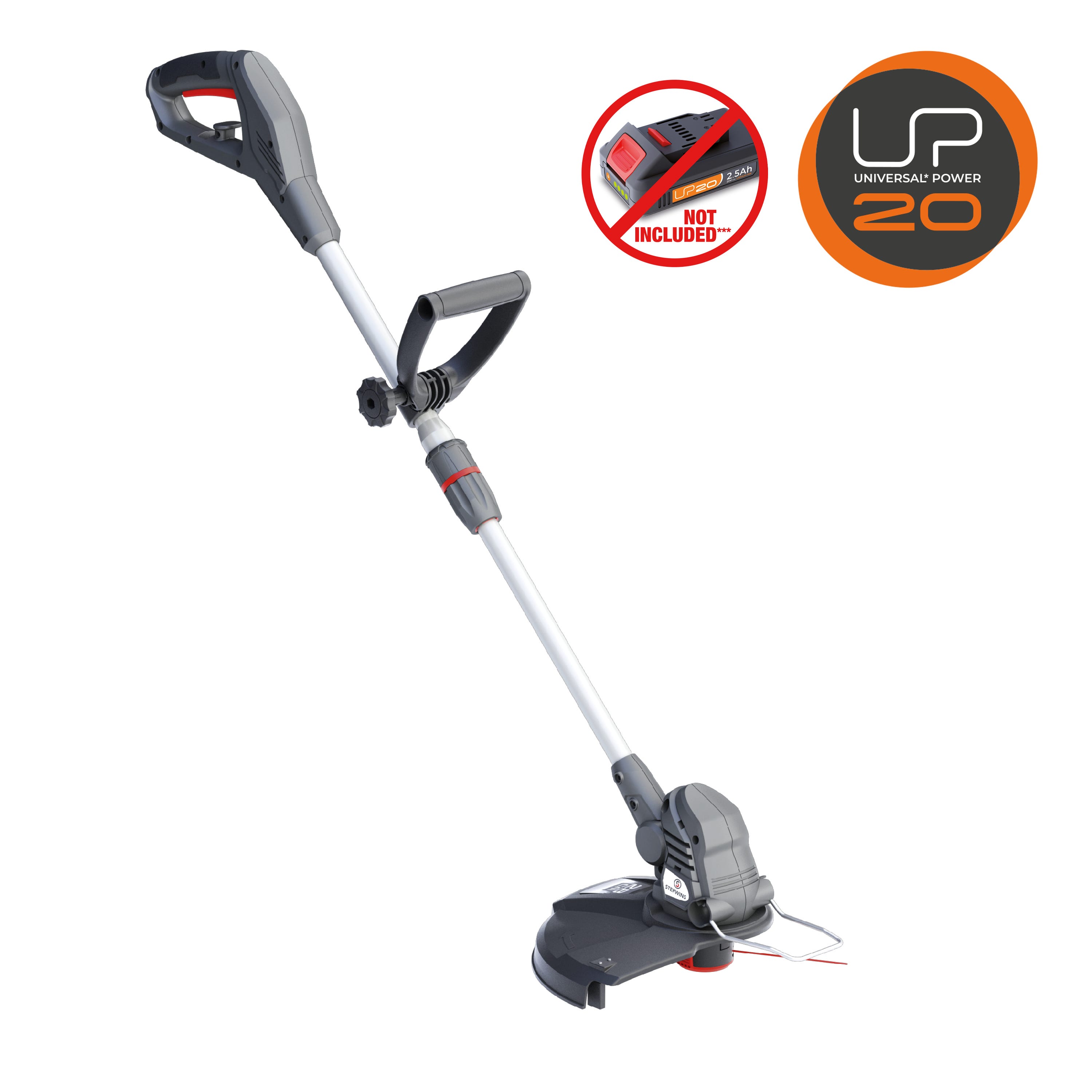 WORCRAFT Decespugliatore A Batteria - Tagliabordi Leggero Con 2 Batterie, Ø Taglio 25cm, Ideale Per Giardino - Foto 5