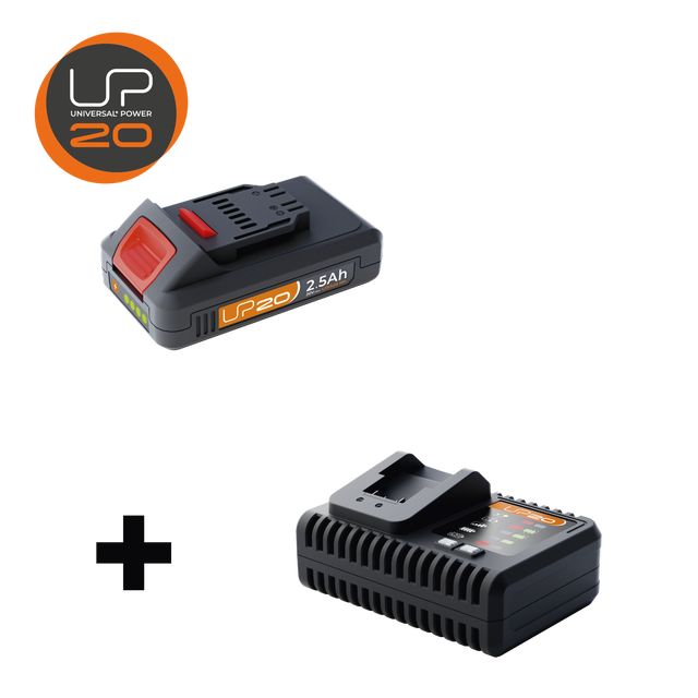 Set caricabatteria LEXMAN 20V 2.5Ah