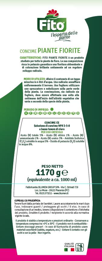 Concime liquido FITO per pianta fiorita Plus 1 L - 5