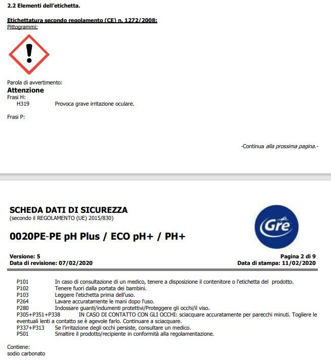 Elevatore di PH granulato AXTON 5 kg - 2