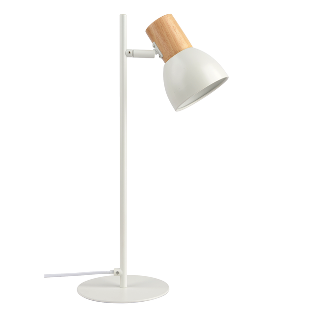 Lampa stołowa Venosa biała E14 Inspire