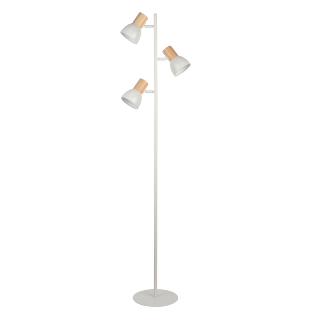 Lampada da terra Venosa in acciaio, H 143 cm, E14 3xMAX15W INSPIRE