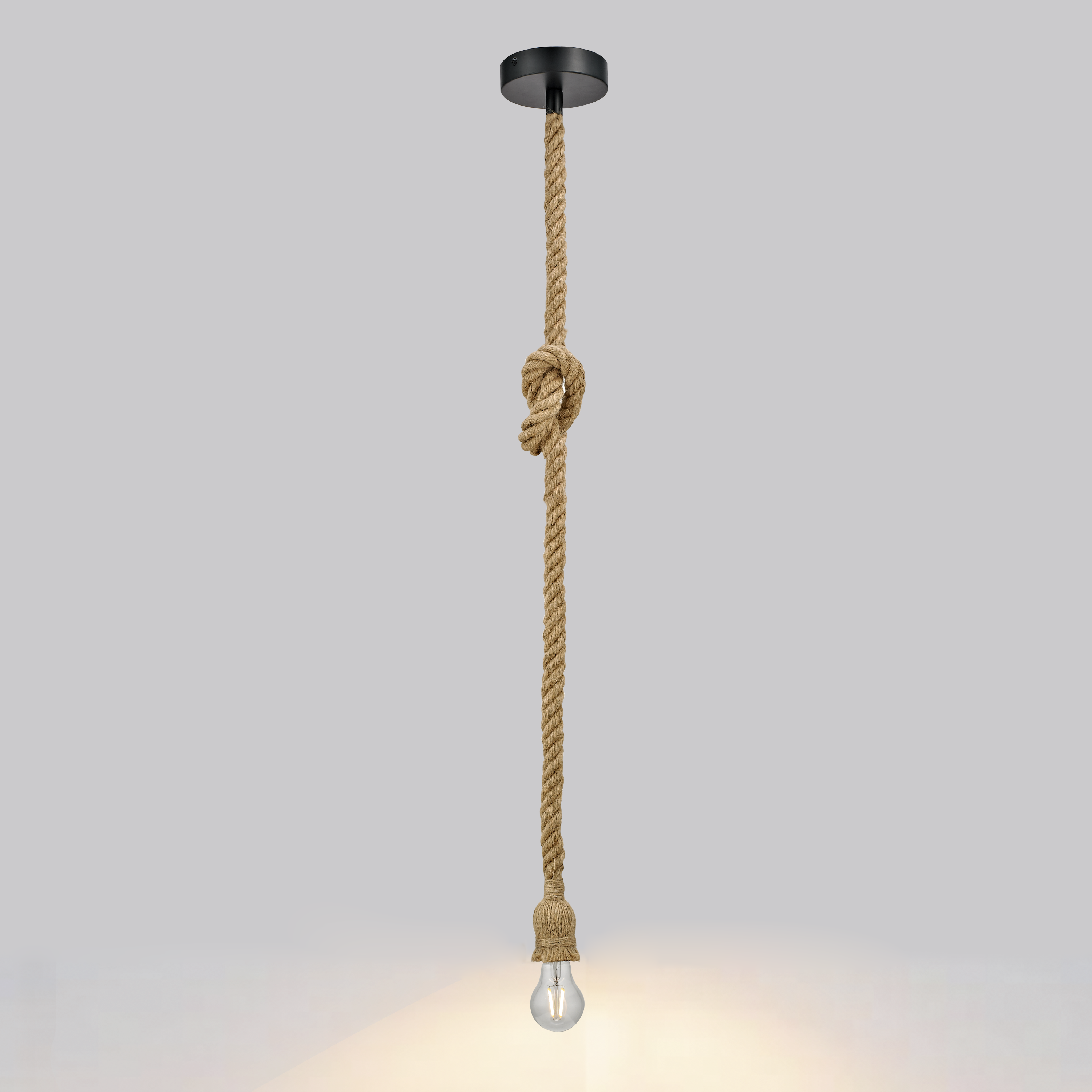 Lampa wisząca Cordera brązowa E27 Inspire - 7