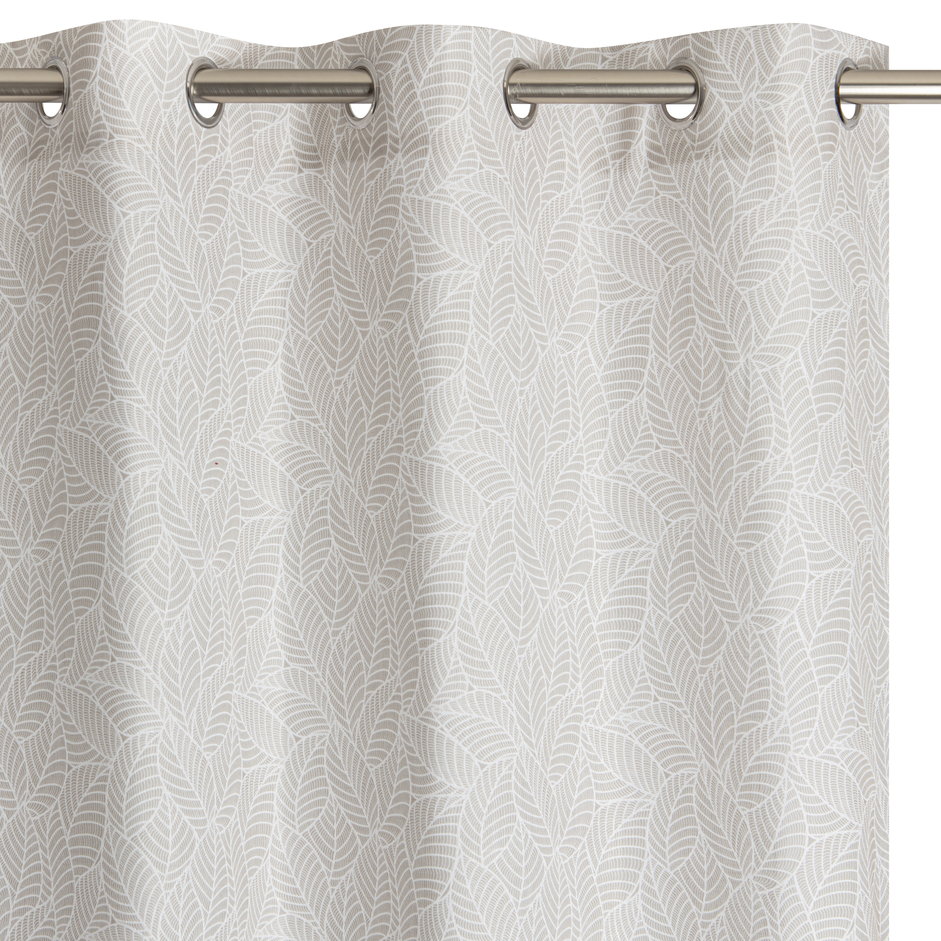 Cortina ollaos liham inspire liso beige khol de 140x280cm