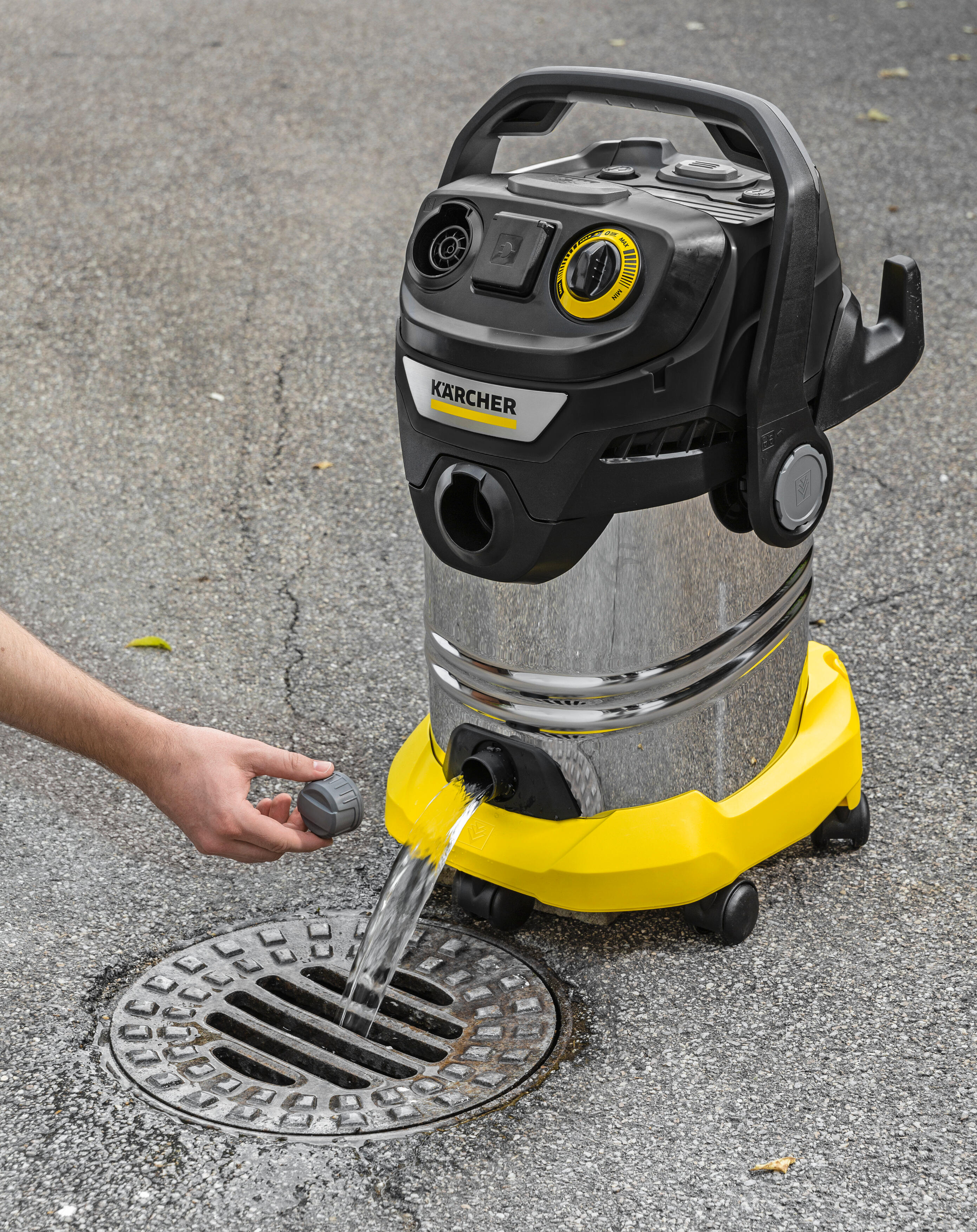 Aspiratore solidi e liquidi KARCHER KWD 6 P S V-30/8/22/T (BSY) 26 kPa 30 L 1300 W - 3