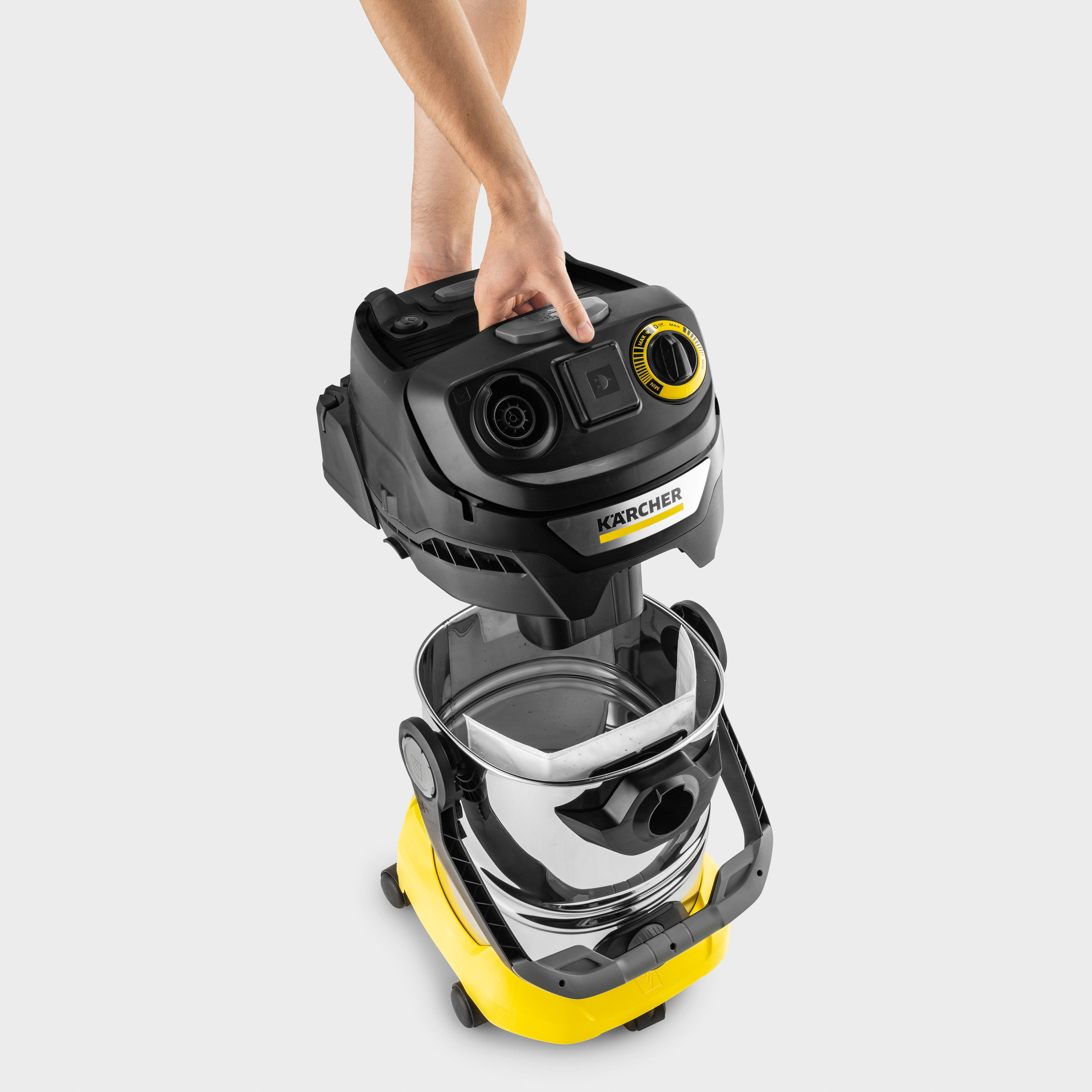 Aspiratore solidi e liquidi KARCHER KWD 6 P S V-30/8/22/T (BSY) 26 kPa 30 L 1300 W - 2