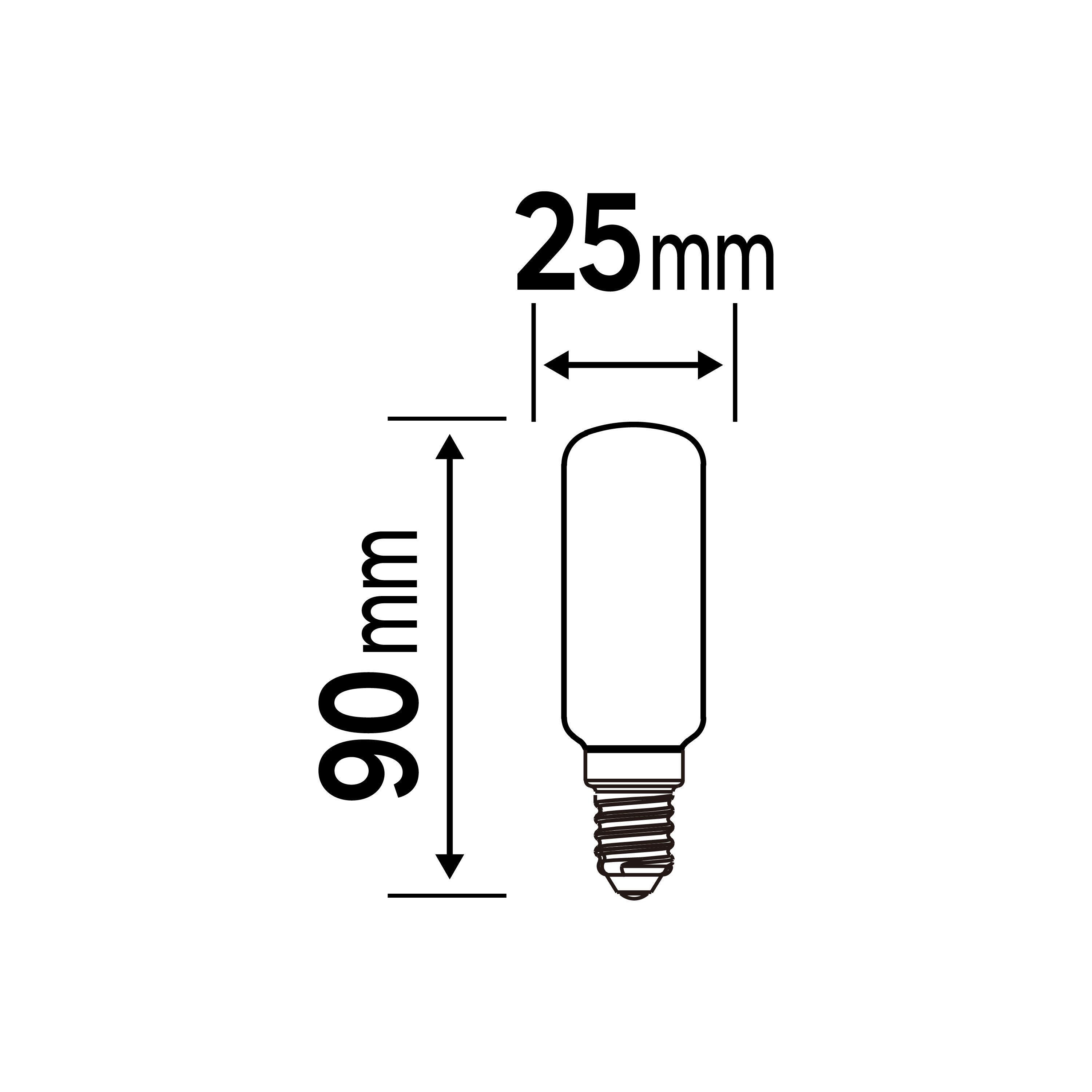 Ampoule led à filament pour hotte E14, 806Lm = 60W, blanc neutre, LEXMAN - 3