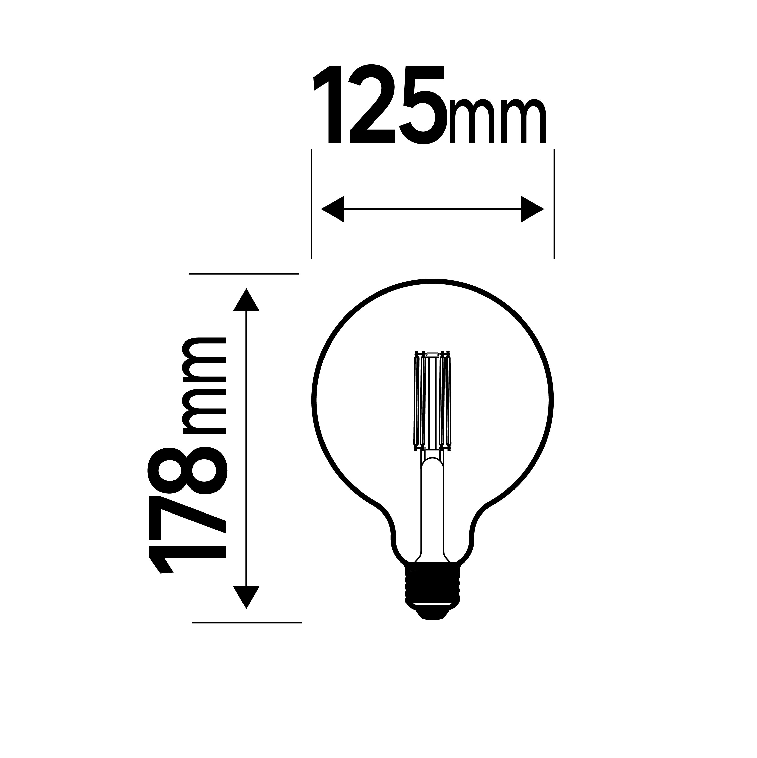 Żarówka LED E27 10,5 W 1521 lm Neutralna biel Lexman - 8