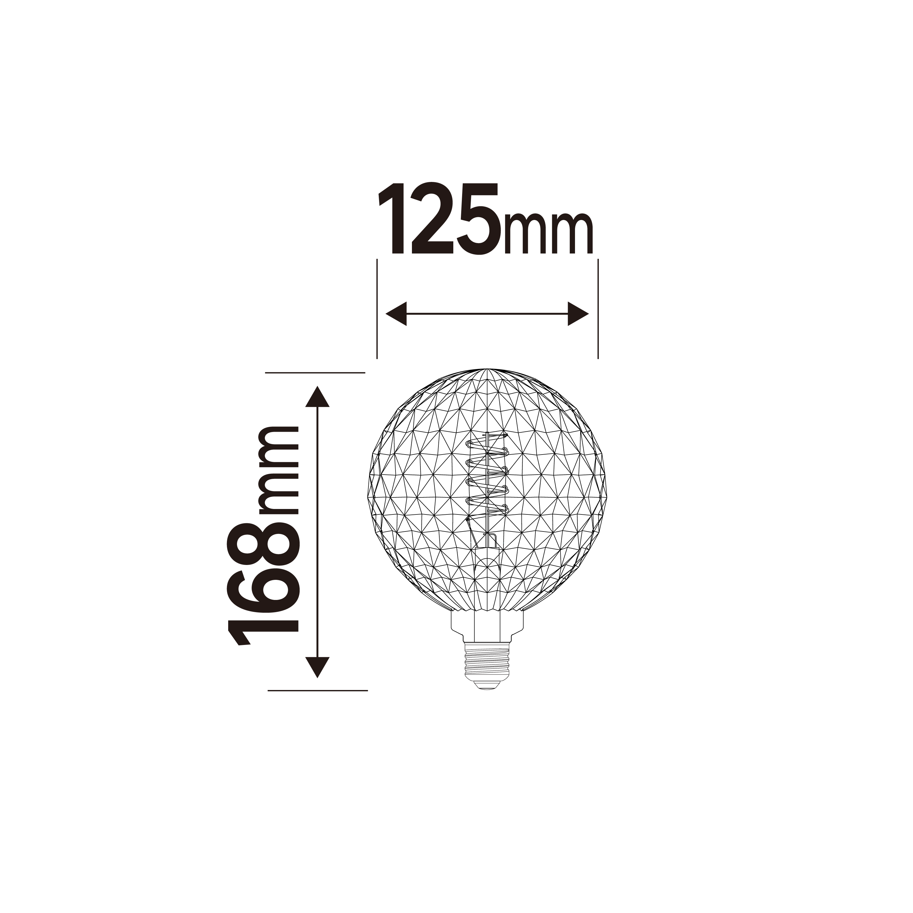 Żarówka dekoracyjna LED E27 4 W 200 lm Lexman - 3