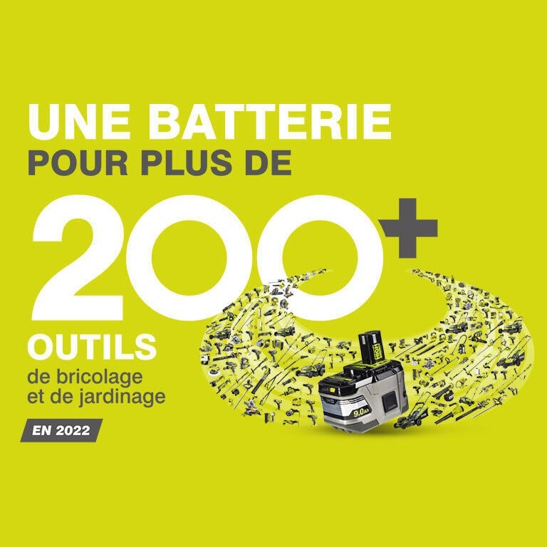 Один акумулятор для понад 200 інструментів RYOBI One+
