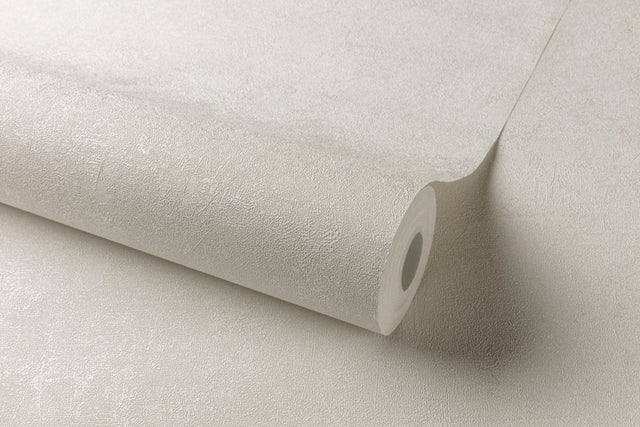 Papier peint intissé Béton métal INSPIRE blanc