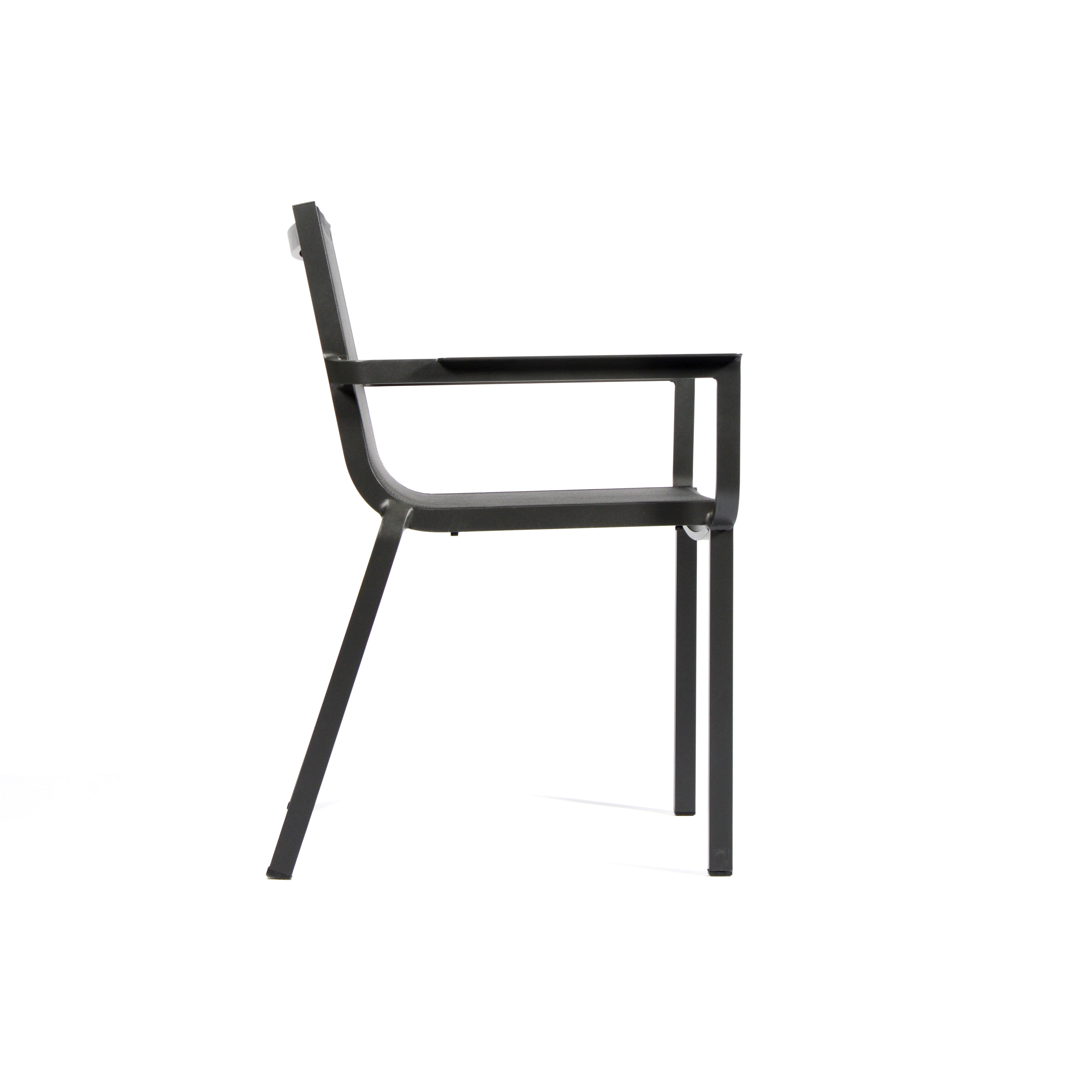 Fauteuil de jardin en aluminium Horizon anthracite - 8