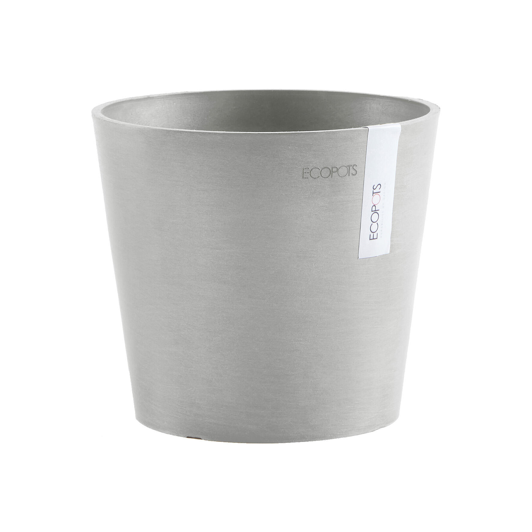 Vaso ECOPOT'S in PVC bianco H 15 x ø 17 cm - 3