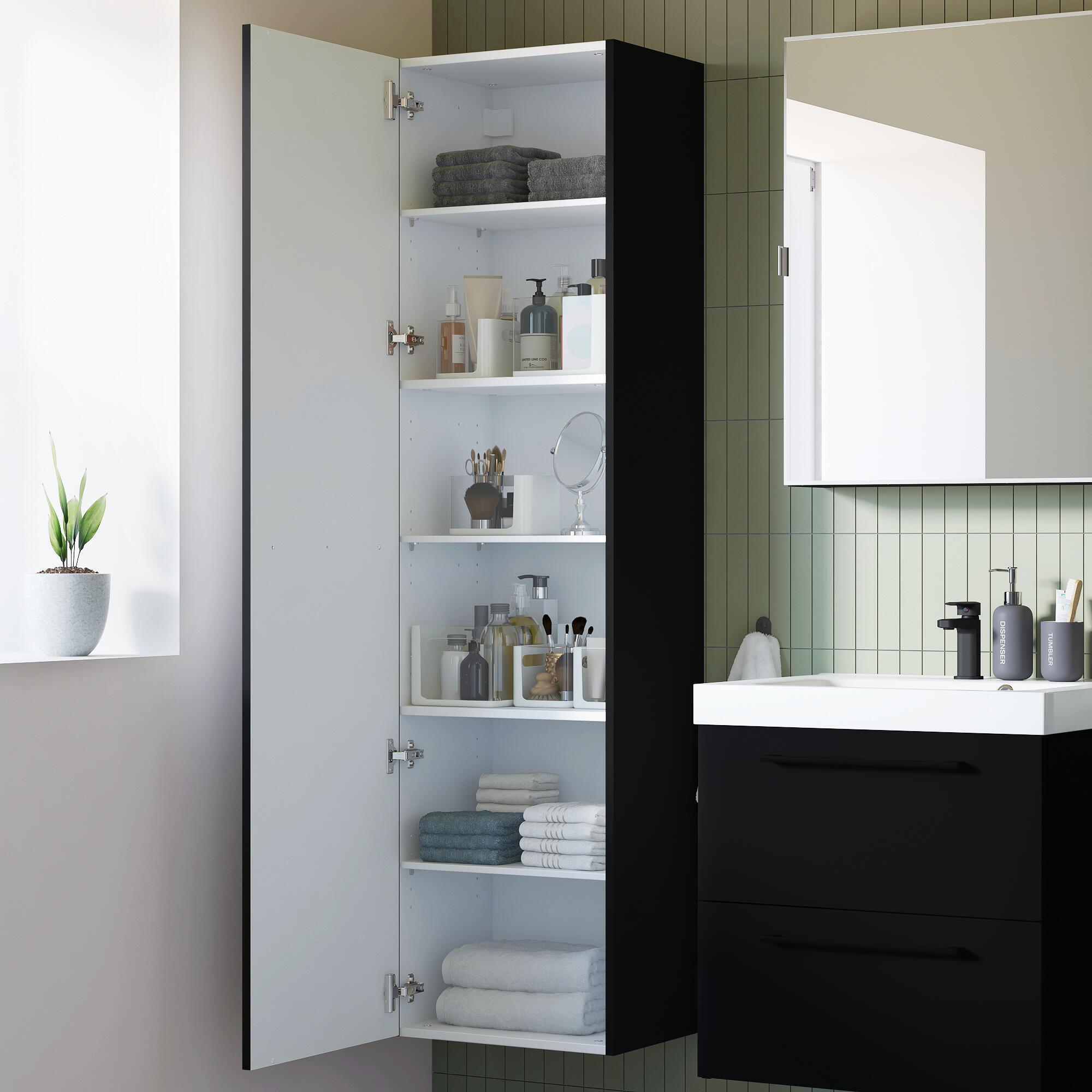 Colonne, l45xH172.9xP33 cm Remix, noir mat, Remix - 13