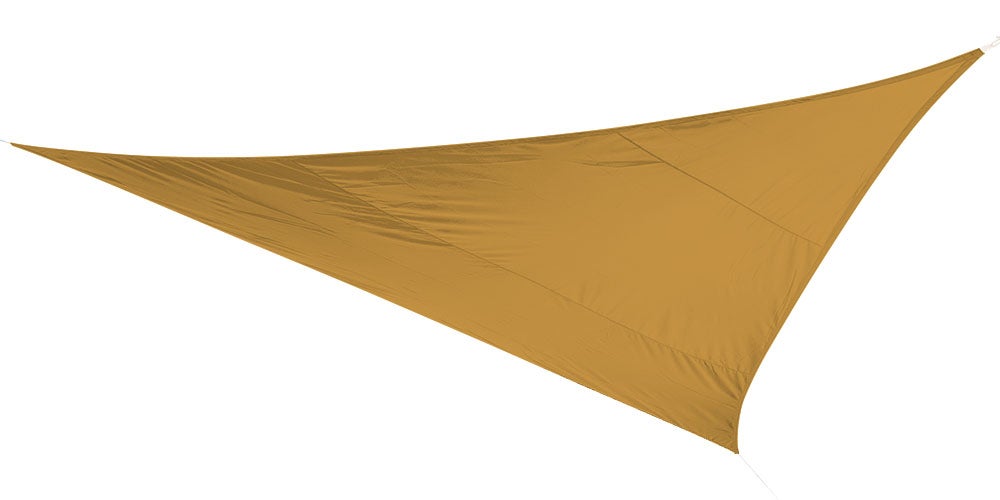 Voile d'ombrage triangulaire ocre L.300 x l.300 cm - 2