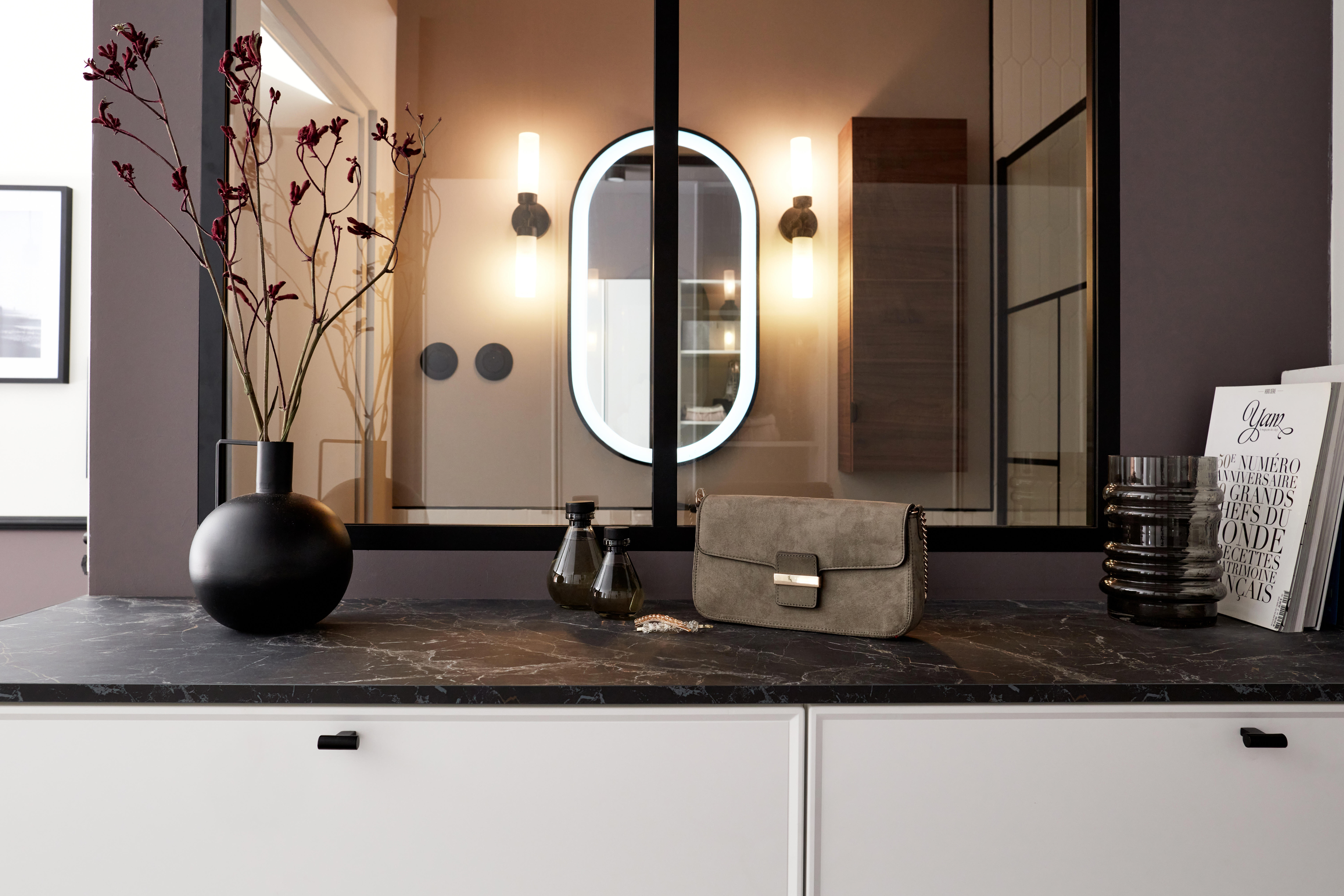 Espelho com iluminação 50x90 cm Mp Glass Swann - 9