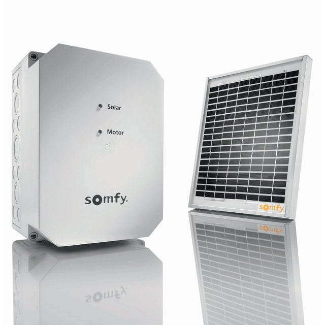 Kit d'alimentation solaire Solarset moteur de portail ou garage, Somfy