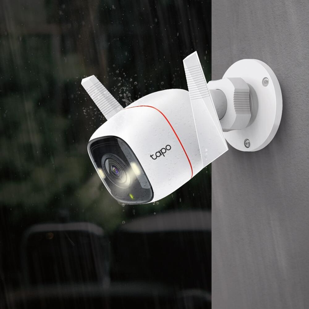Caméra de surveillance extérieure filaire Tapo C320WS couleur, blanc - 3