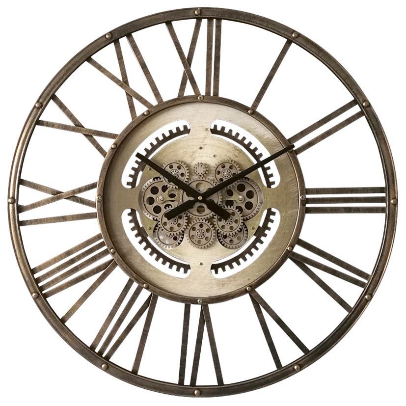 Horloge Mécanisme ajouré EMDE cuivre Diam.70 cm | Leroy Merlin