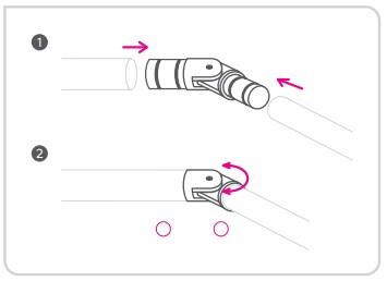 Cotovelo articulado INSPIRE easyfix metal d28cm cromado mate - 3