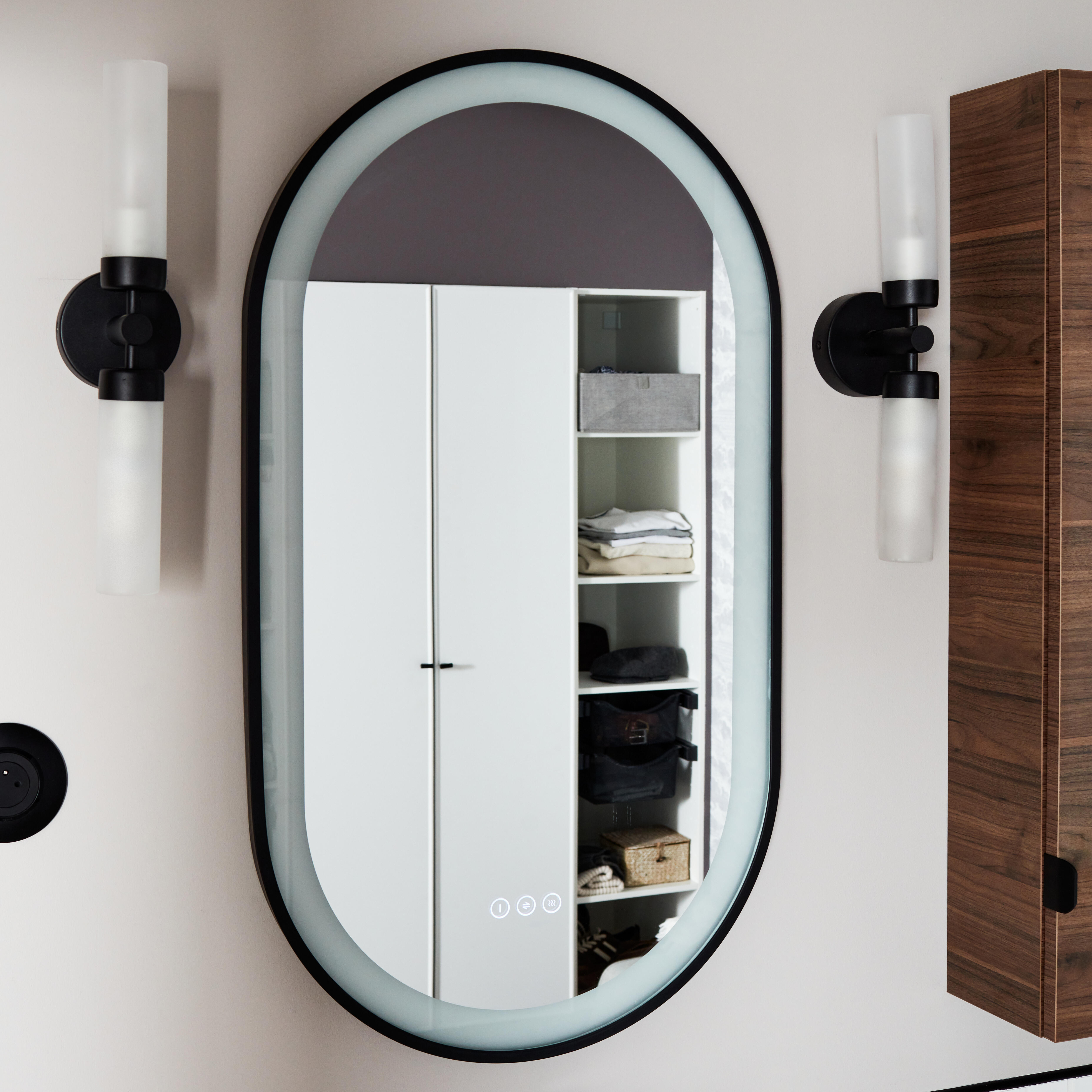 Espelho com iluminação 50x90 cm Mp Glass Swann - 10