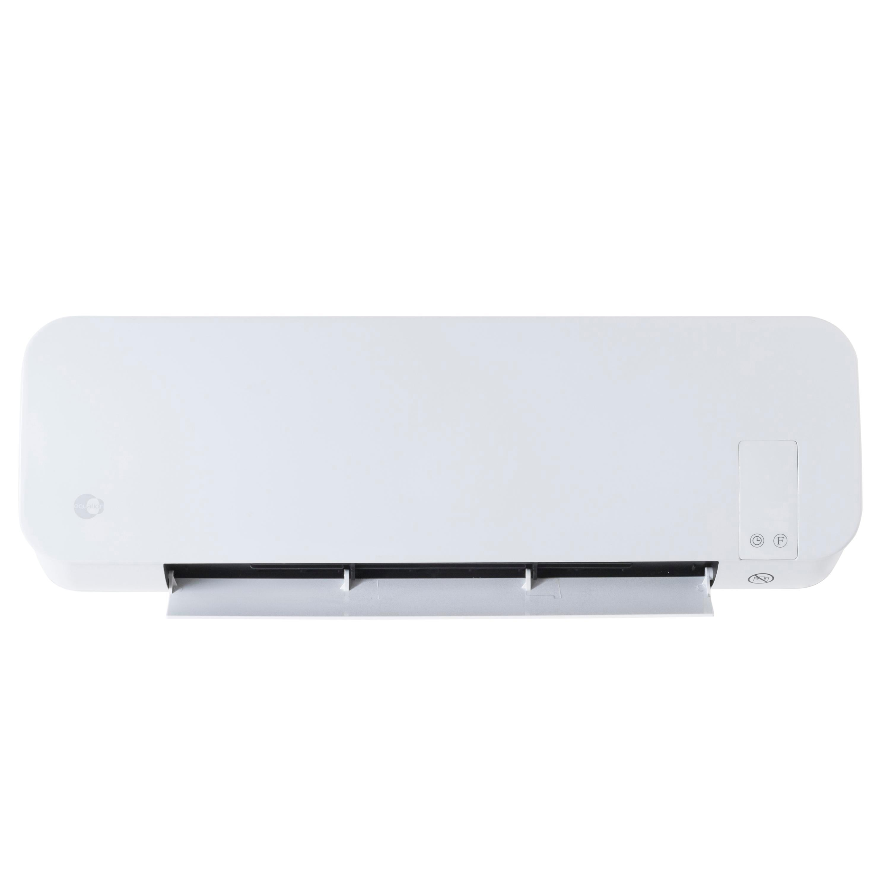 Radiateur soufflant salle de bain fixe électrique EQUATION Clam, 2000 W - 2