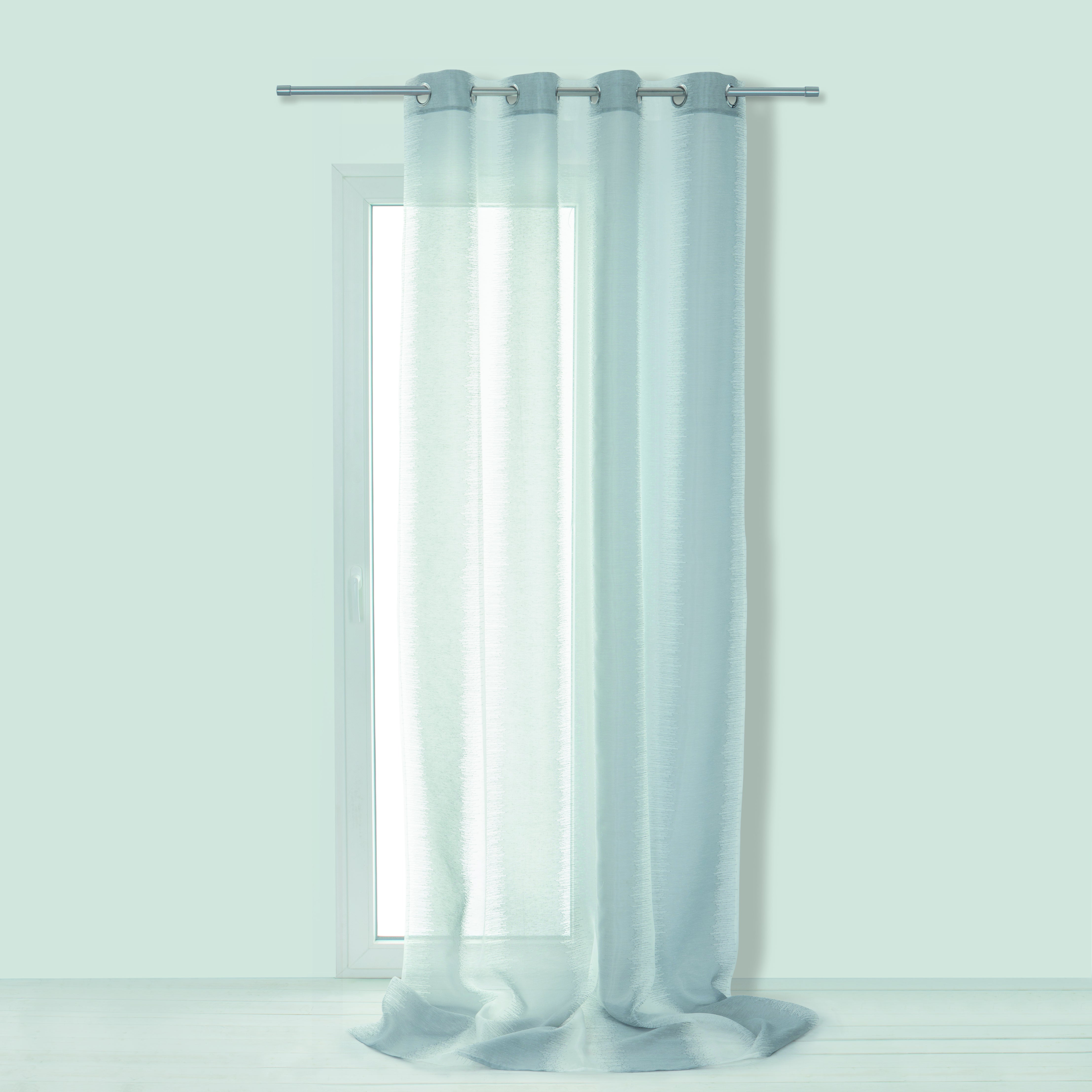Tenda INSPIRE Voile Diamant grigio, occhiello 140x280 cm - 3
