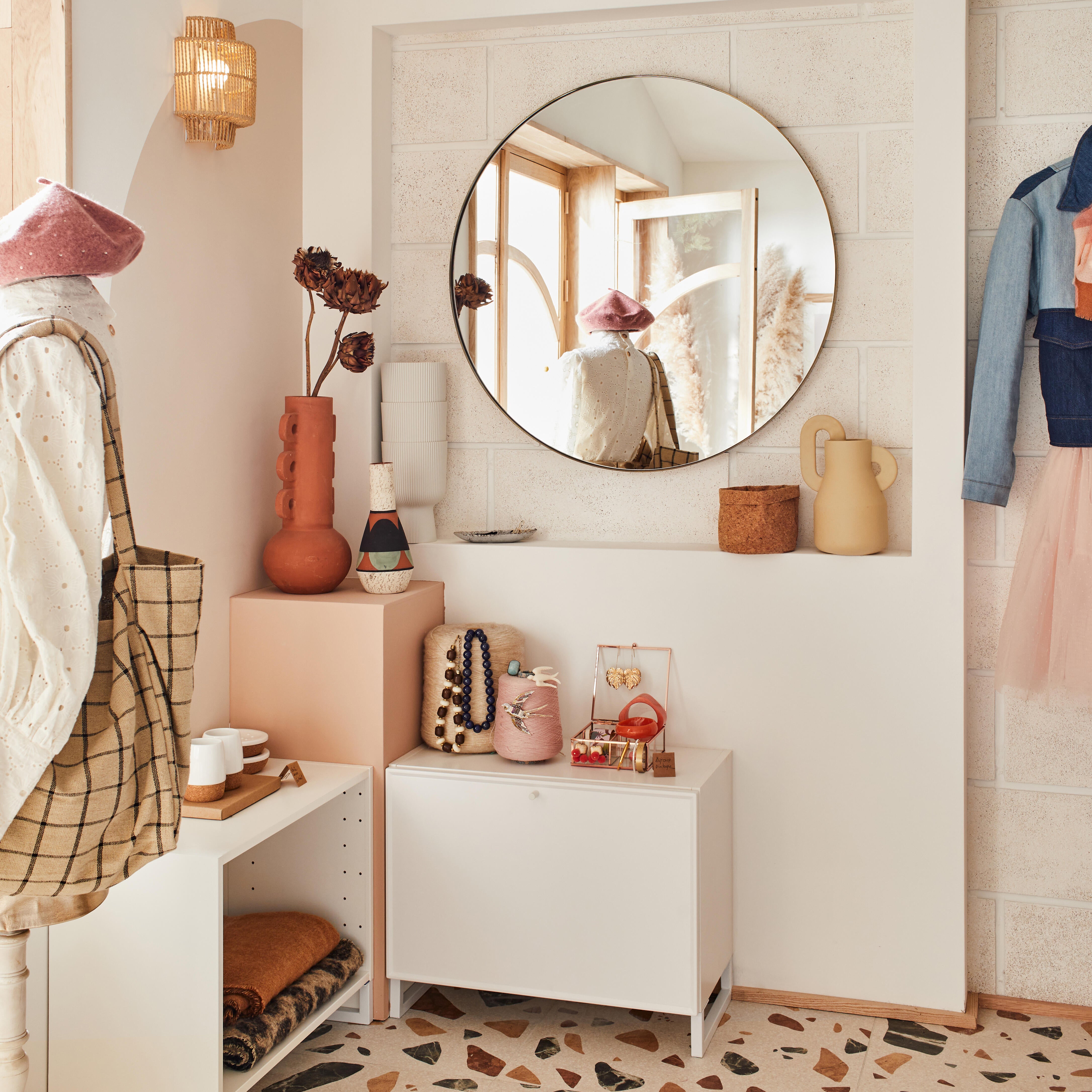 Lustro okrągłe Glam złote śr. 81 cm Inspire - 11