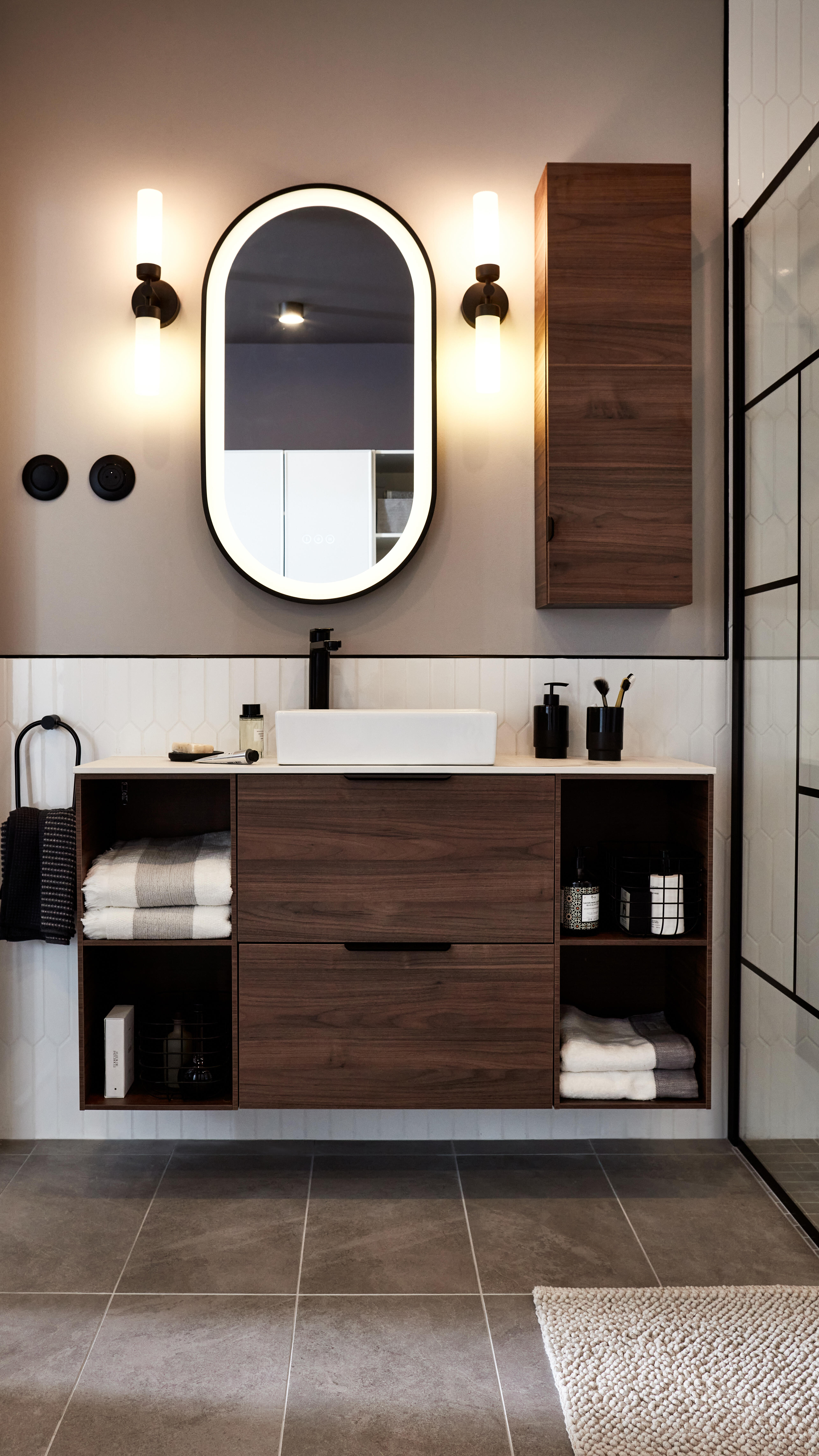 Espelho com iluminação 50x90 cm Mp Glass Swann - 14