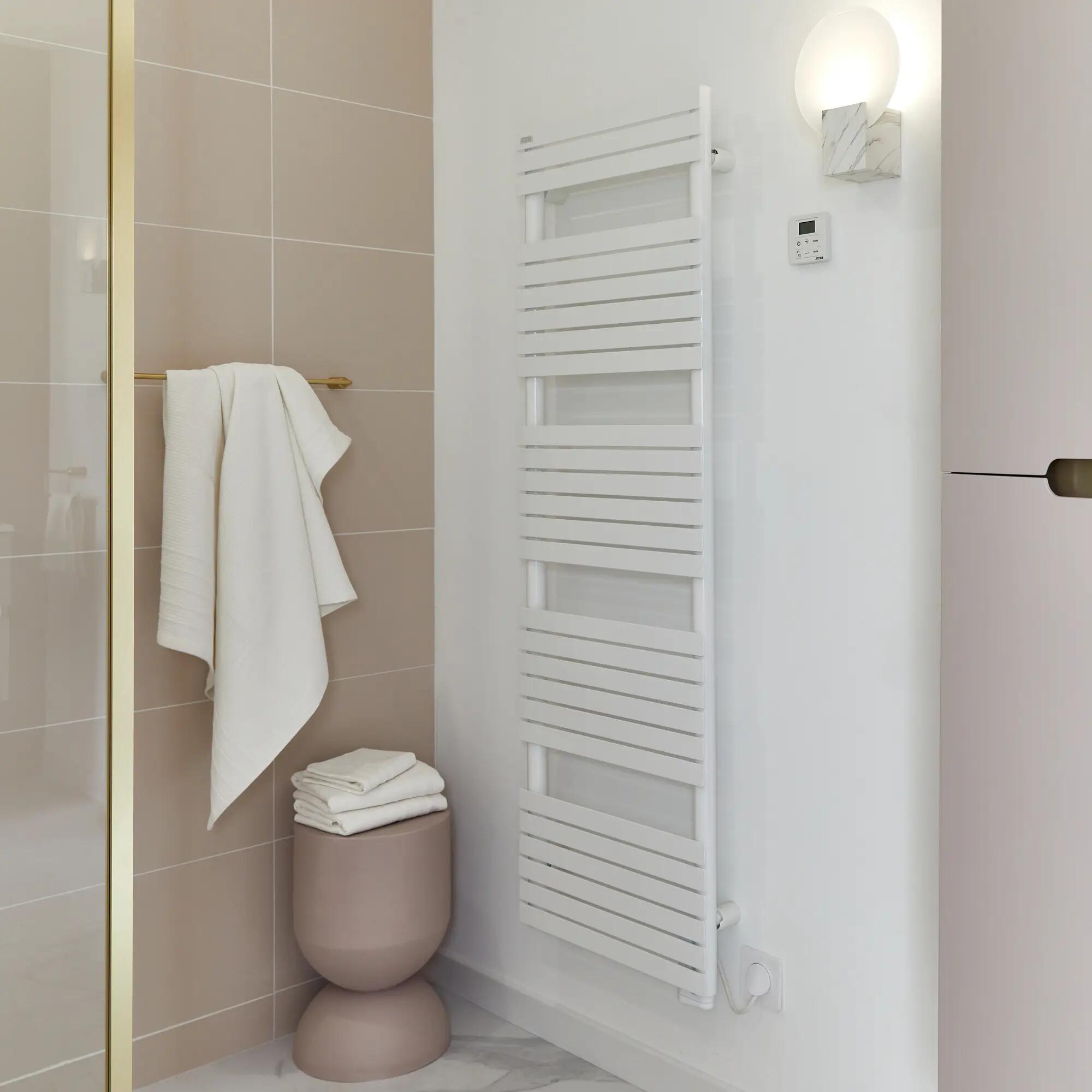 Sèche serviette ancelia électrique - 1