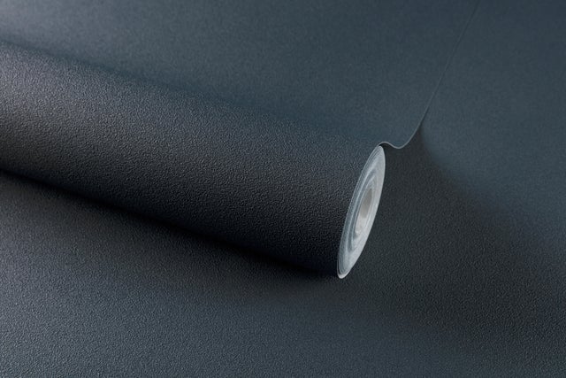 Papier peint intissé Lisse mat INSPIRE bleu denim
