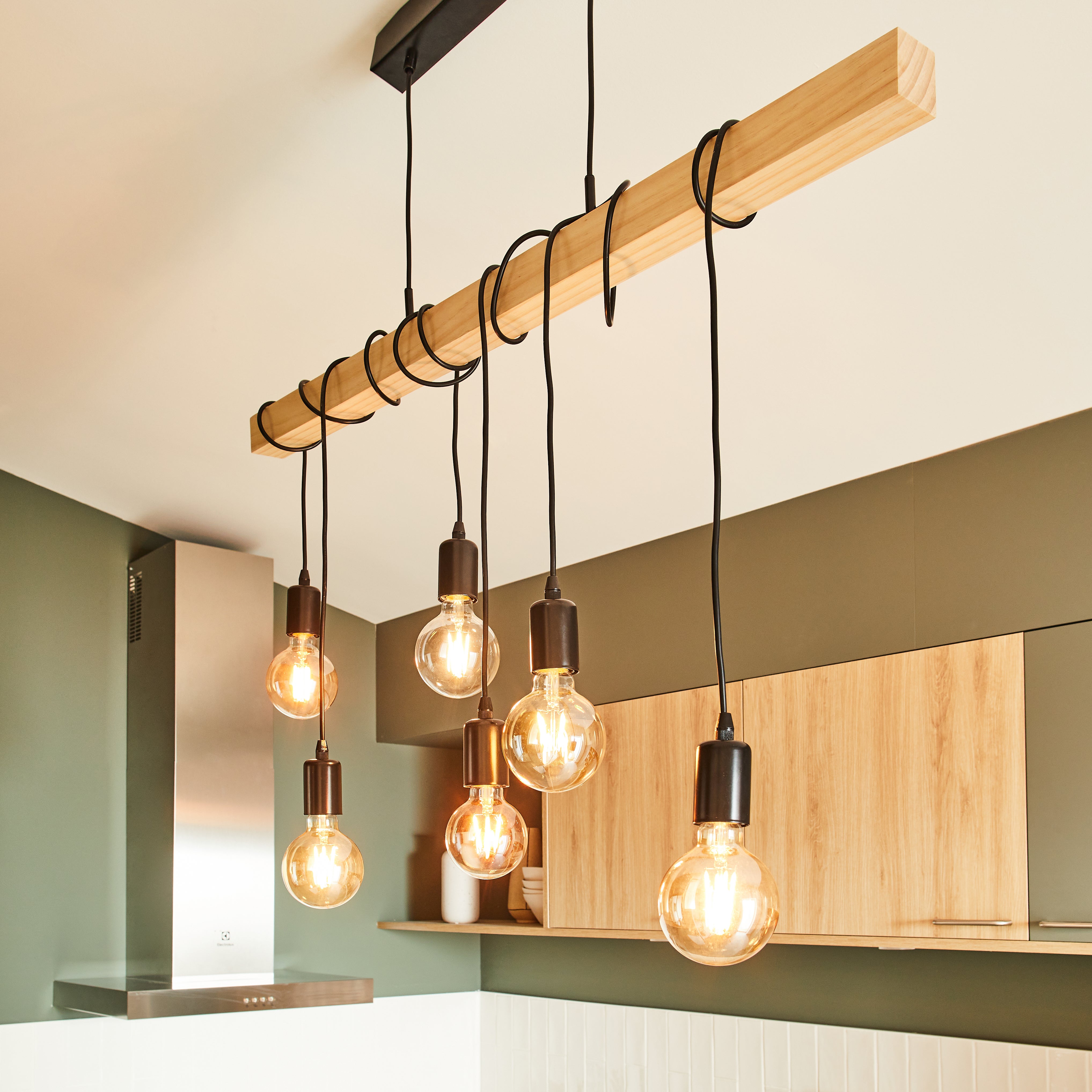 Ganeed Lampadari moderni, lampada a sospensione in metallo, lampada a  sospensione dimmerabile per isola cucina, sala