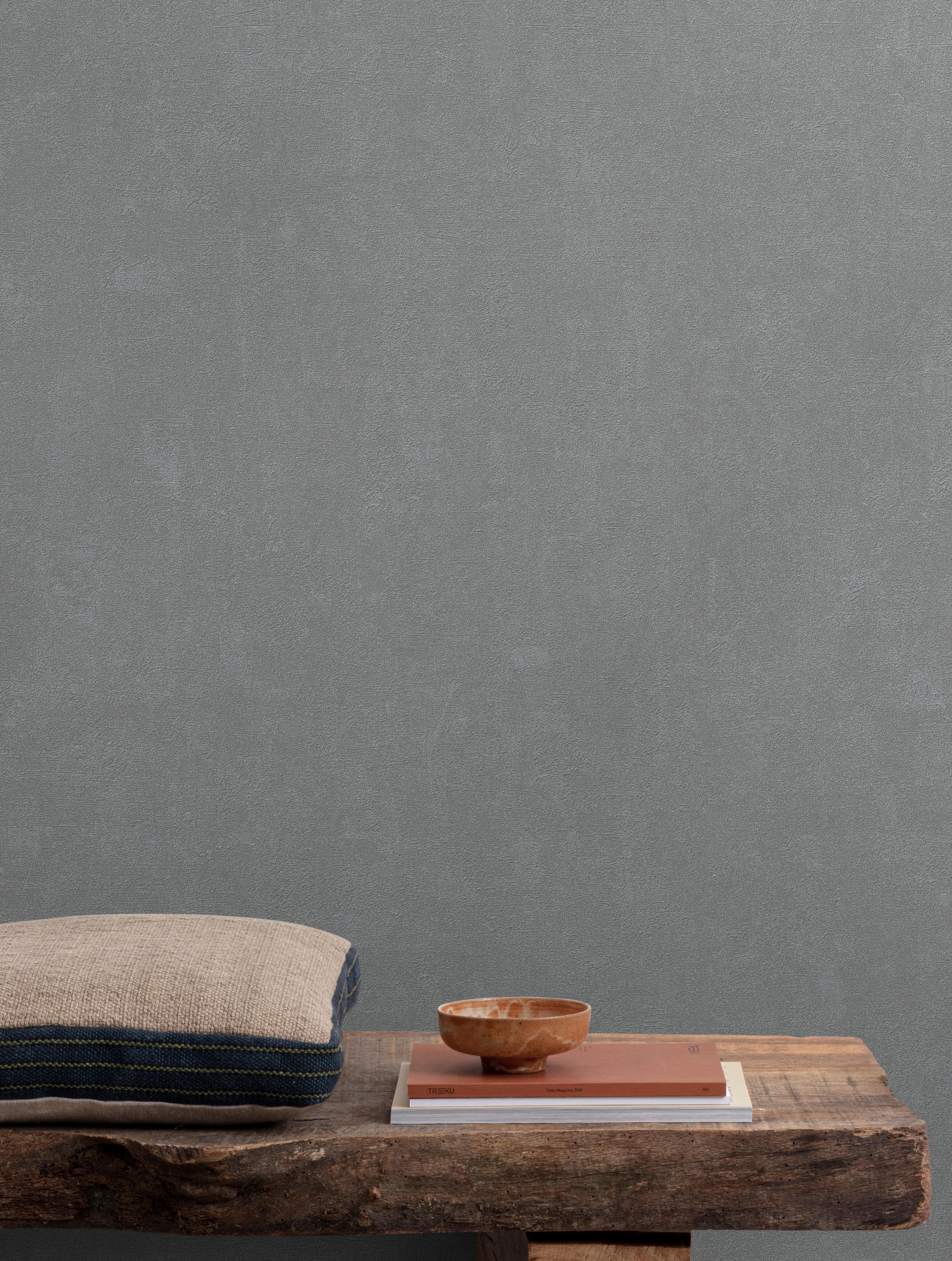 Papier peint intissé Béton métal INSPIRE gris - 2