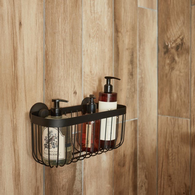 Etagère de douche black 0 à visser / à monter mur neo SENSEA