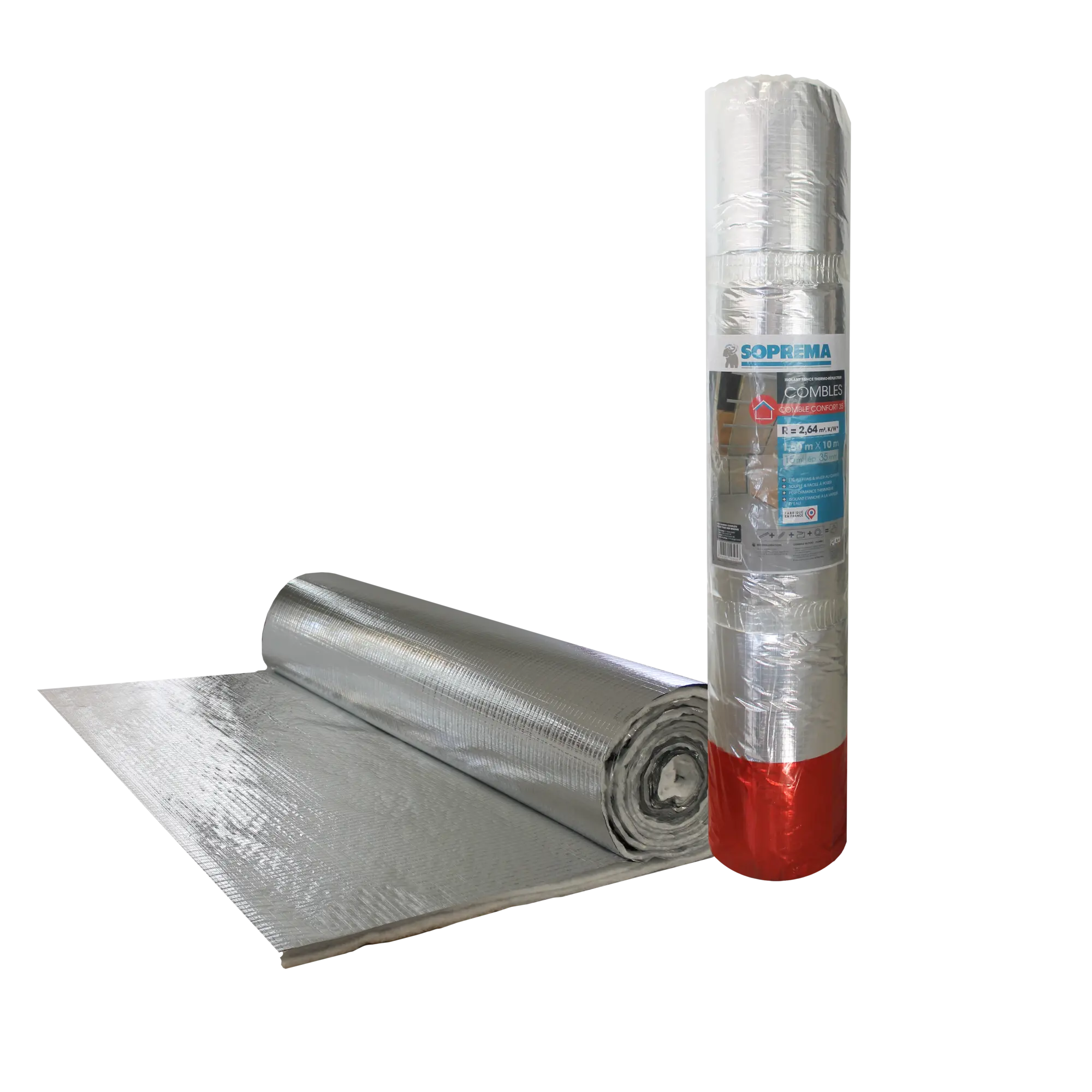 Réflecteur de chaleur pour radiateur alu Diall - 10 x 0,50 m ép.3 mm (vendu  au rouleau)