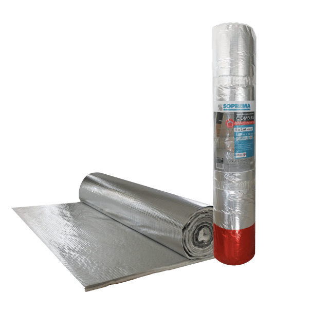 Isolant mince Pare-Vapeur COMBLE CONFORT 35 SOPREMA® 1.5x10m, R=2.64