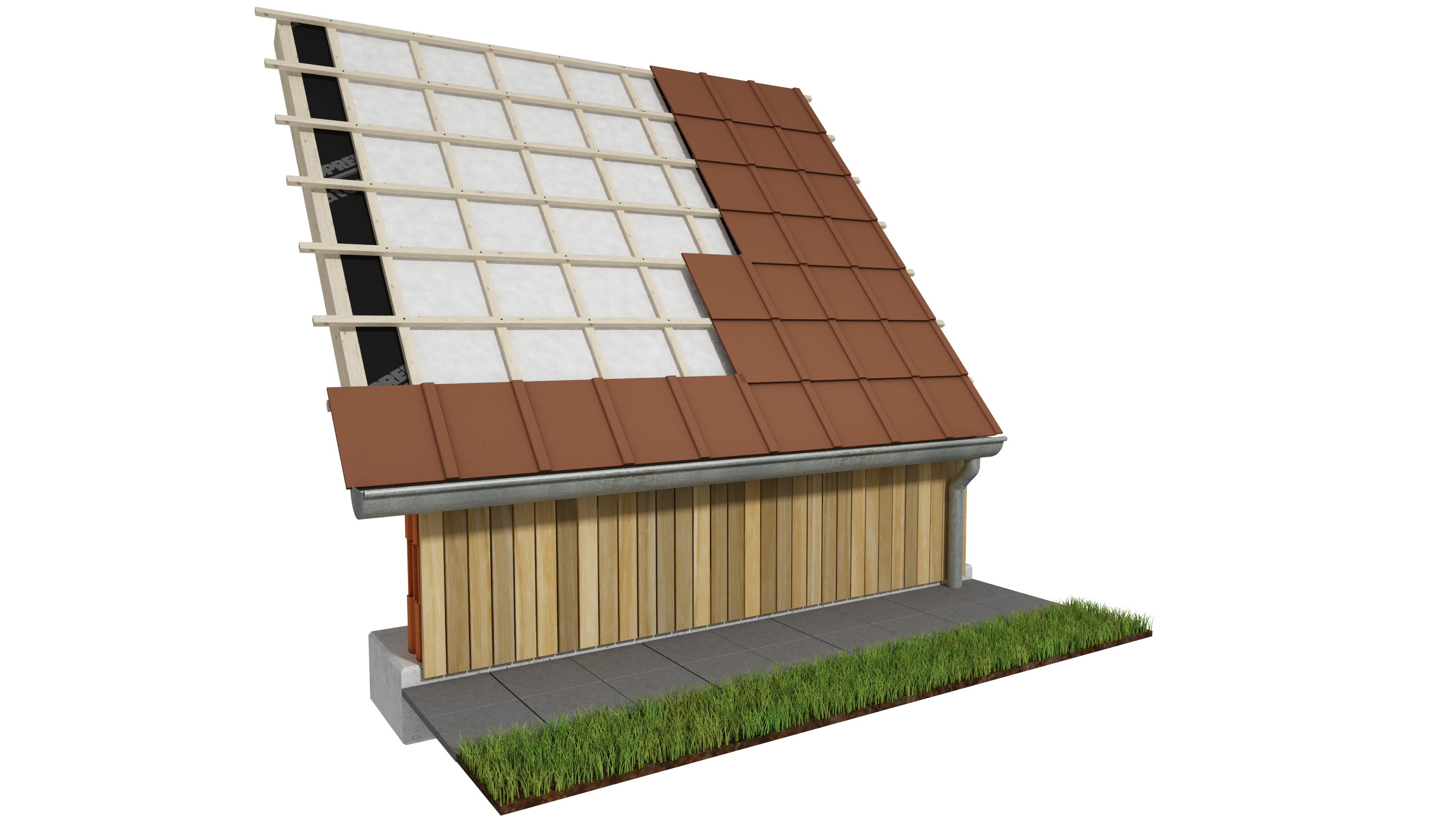 Isolant mince thermoréflecteur HPV TOITURE CONFORT 80 SOPREMA® 1.5x8m, R=3.26 - 4